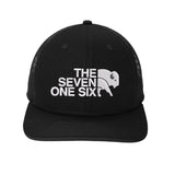 Seven One Six Hats (White Thread)